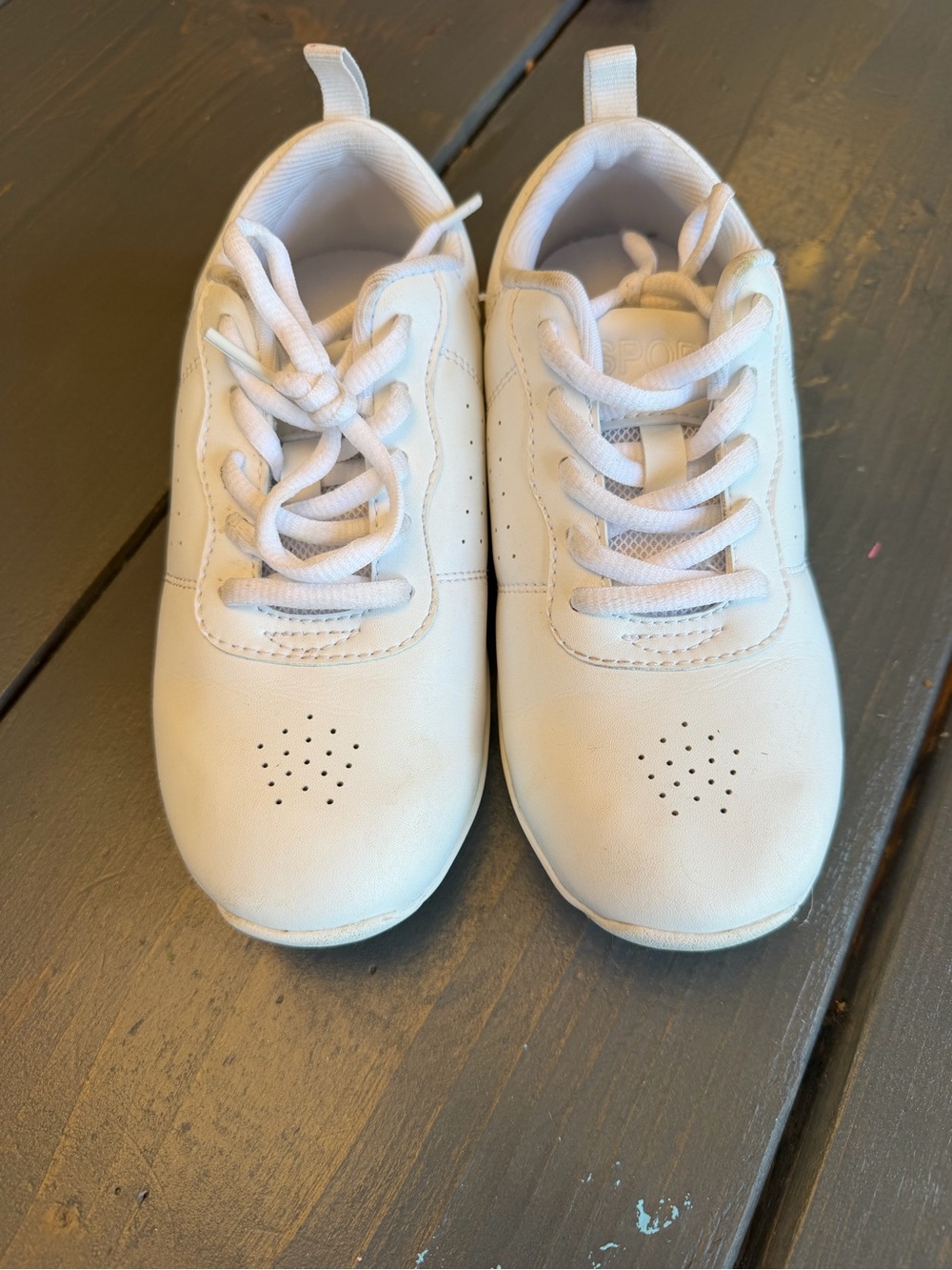 Kids White Athletic Sneakers - Lightweight Comfort